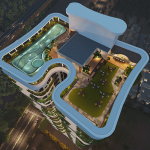 terrace top view