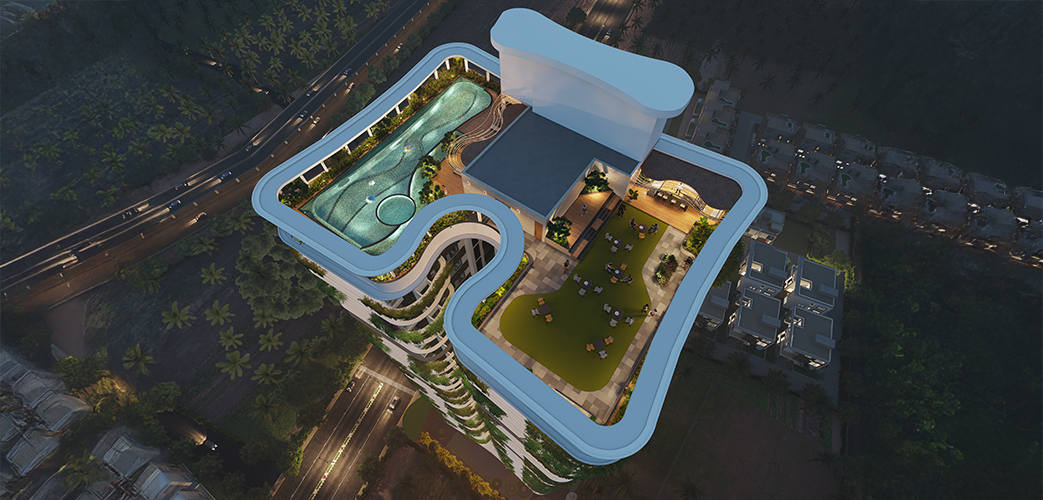 terrace top view